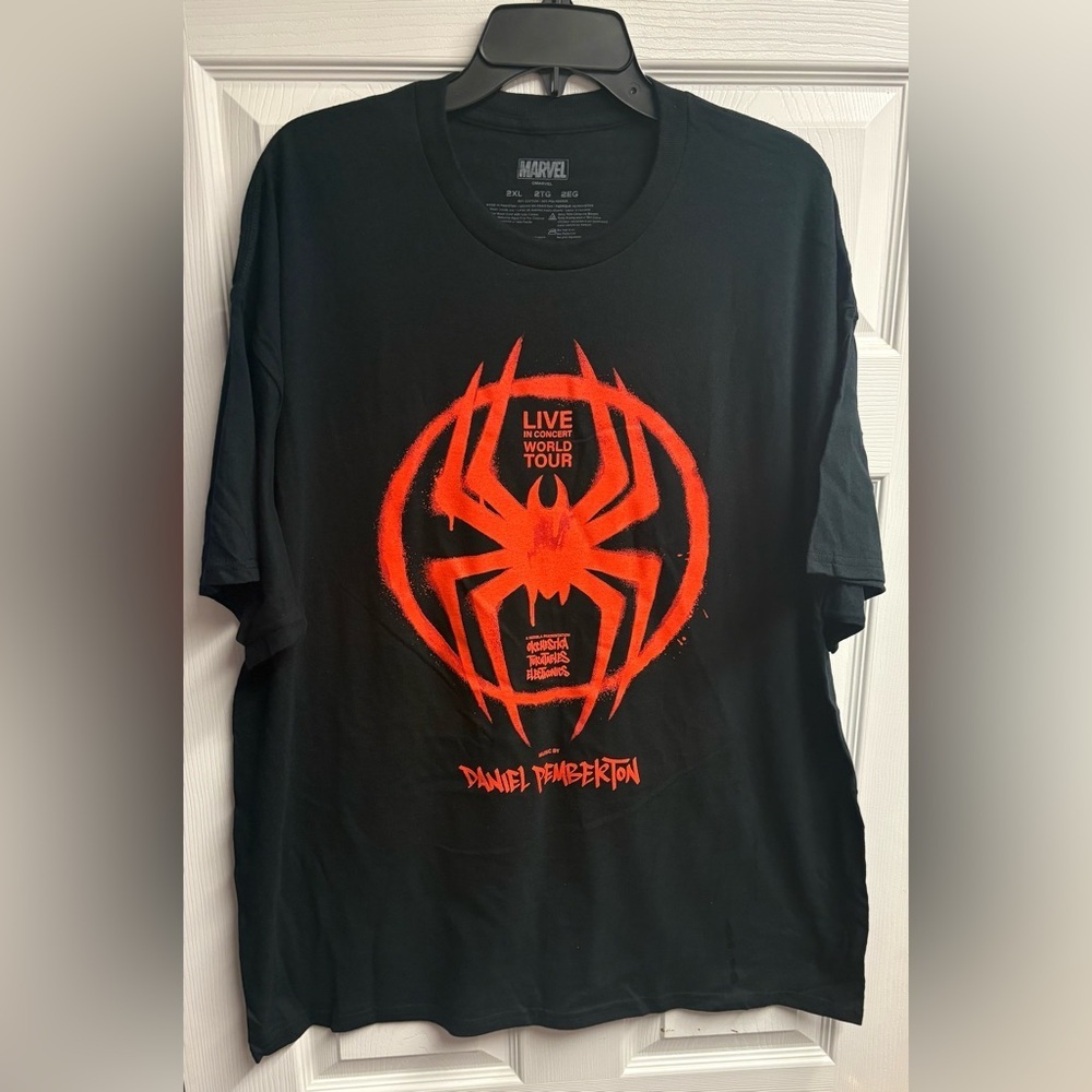 NWOT Marvel Spiderman: Across The Spiderverse Miles Morales Concert Tee XXL